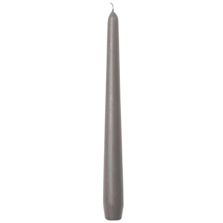 Свеча 25см Ø22мм серая Pap Star, 50шт