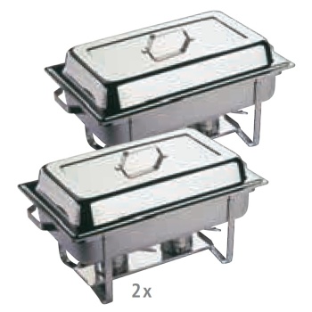 Мармит 61x36x(h)30см ECONOMIC TWIN - APS, 2шт