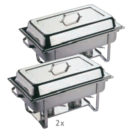 Мармит 61x36x(h)30см ECONOMIC TWIN - APS, 2шт