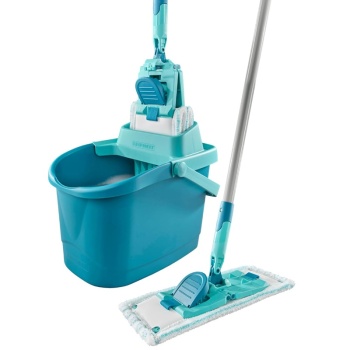 Комплект для мытья пола Power Clean M - ведро 6л с отжимом и швабра 33см