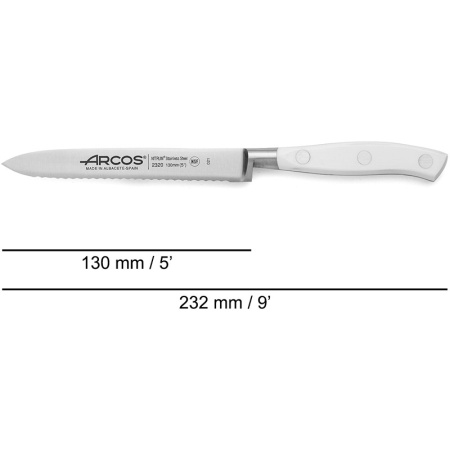 Нож для томатов 13см RIVIERA BLANC