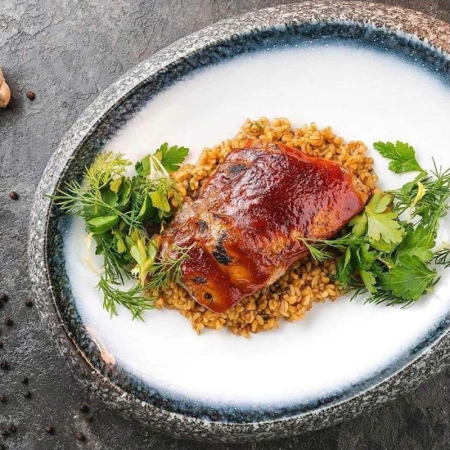 Тарелка 24x21x(h)5.5см SEA PEARL