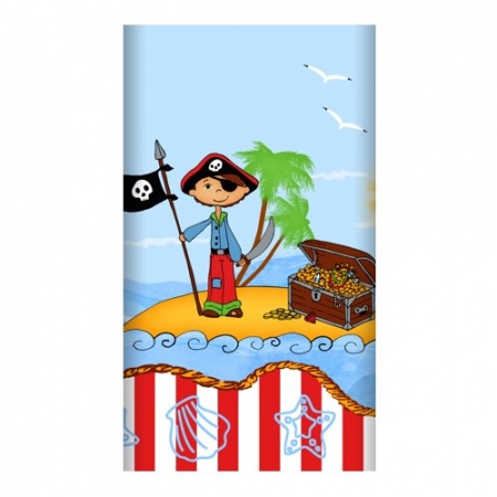 Скатерть бумажная 120x180см Пиратский остров