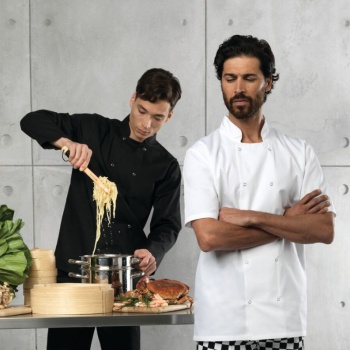 Китель поварской с коротким рукавом Jokado - цвет белый - размер M