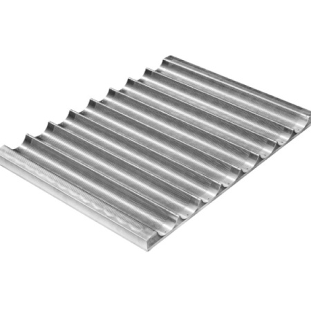 Противень багетный 80x60см - тип S/9/LIGHT 9 поперечных волн 60x25мм