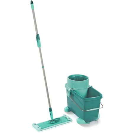 Комплект для уборки Clean Twist XL Mobile ведро 20л на колесиках с отжимом и швабра 42см