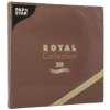 Салфетка 40x40см ROYAL Collection коричневый, 20шт