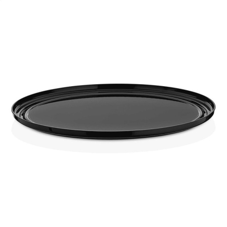 Поднос круглый Ø35см черный GastroPlast (PC)