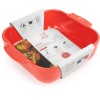 Емкость квадратная для запекания APPOLIA 21см RED