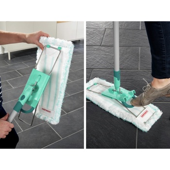 Швабра для пола Profi XL 42см micro duo со стальной ручкой 140см