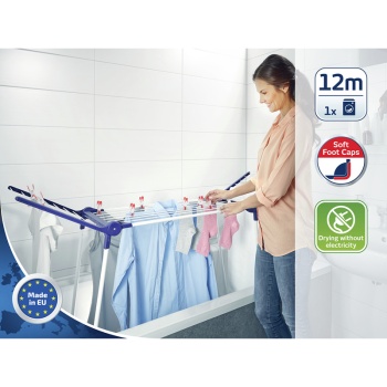 Сушилка для белья 76x149x43см Pegasus 120 Solid Compact