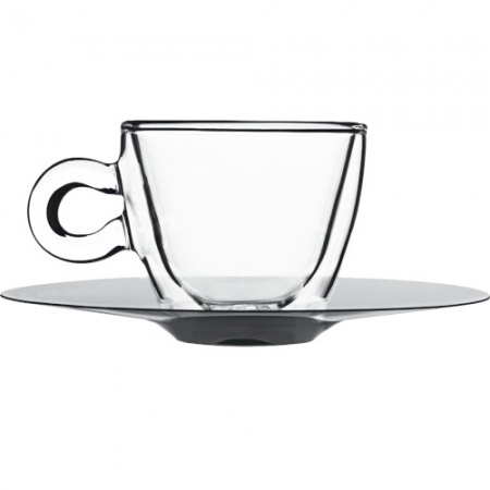 Набор чашек 65мл с блюдцами ESPRESSO Thermic Glass, 2шт