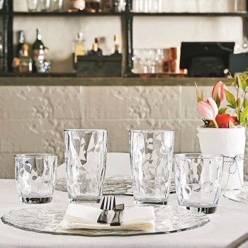 Набор стаканов для воды 305мл DIAMOND прозрачный, 6шт