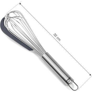 Венчик с силиконовой лопаткой 32см Lacor