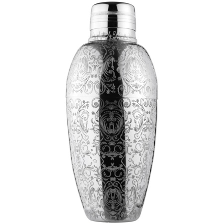 Шейкер 500мл "Floral Palacio" Profi-Chef нержавеющая сталь