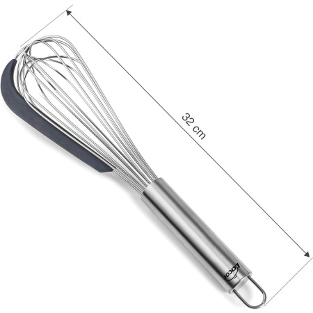 Венчик с силиконовой лопаткой 32см Lacor