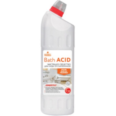 Bath Acid средство для удаления ржавчины и минеральных отложений щадящего действия, концентрат 1л