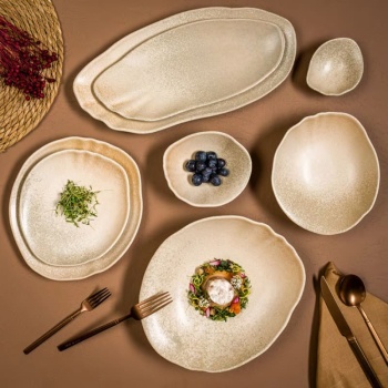 Тарелка овальная 30x26см SAHARA Tone