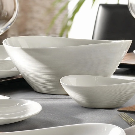 Салатник 350мл 15x14см овальный PROMETEO