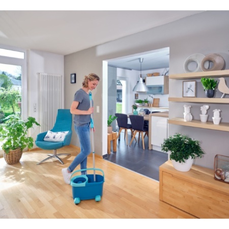 Комплект для мытья пола Clean Twist Disc Mop Ergo mobile: щетка-моп, ведро 6л с отжимом