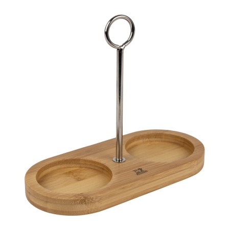 Подставка для мельниц 17см с ручкой Linéa bamboo natural