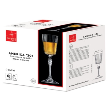 Набор рюмок для ликера 80мл Cordial AMERICA'20s, 6шт