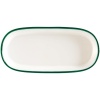 Тарелка овальная 14x7см LINEA Green Hygge