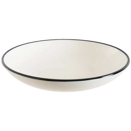 Тарелка глубокая Ø23см 1000мл LINEA Black Bloom