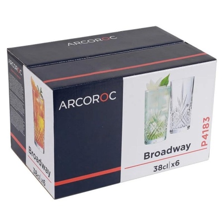 Стакан 380мл высокий BROADWAY - P4183 ОСЗ