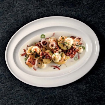 Тарелка овальная 35x26см ALEX