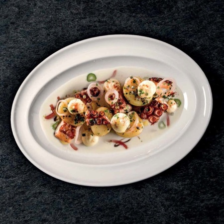 Тарелка овальная 35x26см ALEX