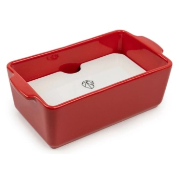 Емкость для запекания 20x11см APPOLIA Red с крышкой и прессом