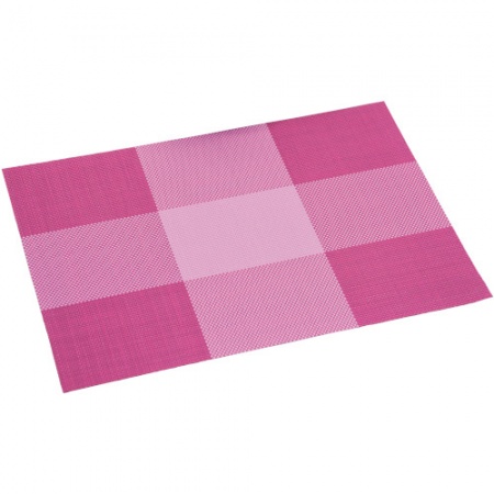 Салфетка под посуду 43х29х0.1см СИРЕНЕВАЯ КЛЕТКА