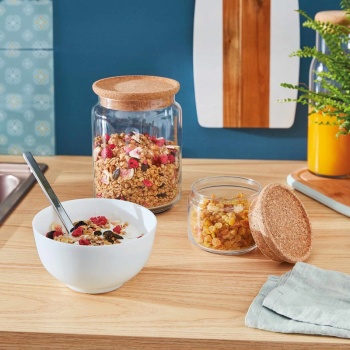 Емкость с крышкой 0.5л Pure Jar Cork - P9619 Luminarc