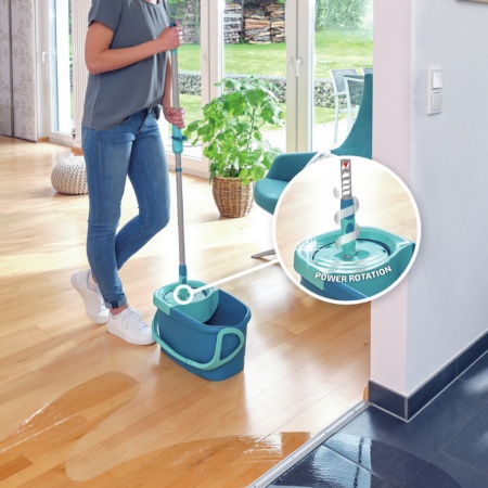 Комплект для уборки Clean Twist Ergo Disc Mop ведро 6л с отжимом и моп