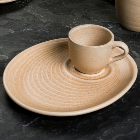 Блюдце овальное 20x17см MIRAGE Ripple