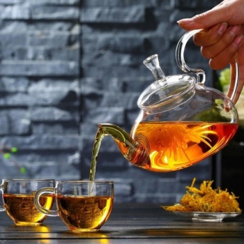 Чайник 550мл Ландыш термостойкое стекло