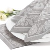 Салфетка 40x40см ROYAL Collection Ornaments серая, 50шт