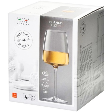 Бокал для белого вина 380мл PLANEO, 4шт