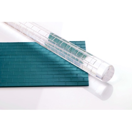 Скалка для мастики рельефная 'Кирпичная кладка' Pavoni