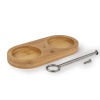 Подставка для мельниц 17см с ручкой Linéa bamboo natural