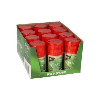 Зубочистка 6.5см 190шт в пластиковом дозаторе