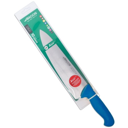 Нож поварской 25см шеф-нож широкий 2900 синий