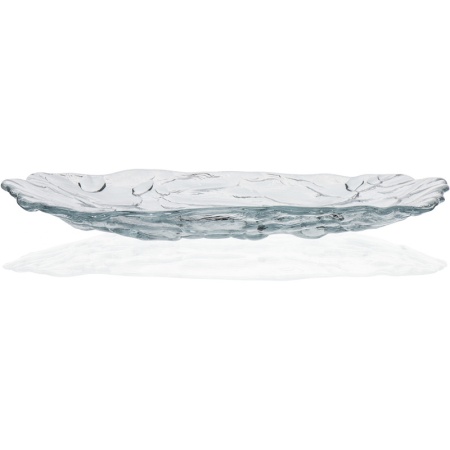 Блюдо прямоугольное стеклянное 28x17x(h)3см Lava прозрачное