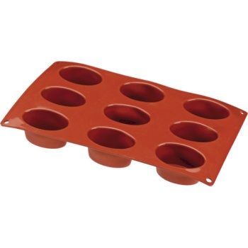 Форма 'Овал' 9 выемок 65x40x(h)35мм HappyFlex
