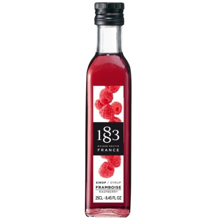 Сироп 1883 Малина натуральная (Raspberry without coloring), 250мл - стекло