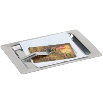 Поднос для чеков 17x11см нерж.сталь APS