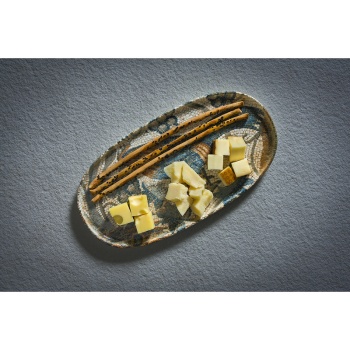 Блюдо, тарелка овальная 30x16см MESOPOTAMIA BANDEJA Hygge