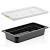 Гастроемкость GN 1/3 325x176x(h)65мм 2л черная (PP) с крышкой