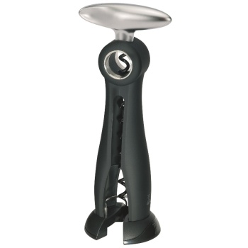 Штопор SALMA Black с обрезателем фольги